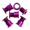 BLB Brick Lane Bikes Single Kettenblattschrauben Stahl - 5mm - Lila -Vendite Bici da città elettriche 0014139 blb single chainring bolts purple
