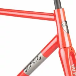 All-city Set Telaio E Forcella Thunderdome - Rosa Caldo -Vendite Bici da città elettriche 0223203XX21 2