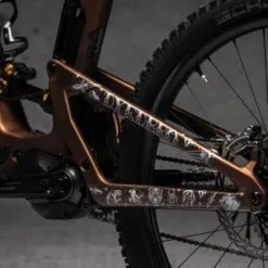 Dyedbro Kit Di Protezione Del Telaio Per Bici Elettriche Old School Tattoo - Bianco Opaco -Vendite Bici da città elettriche 04 EB 22210