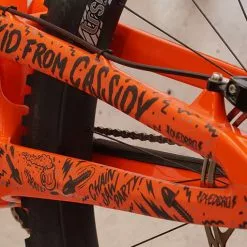 Dyedbro Kit Di Protezione Del Telaio - Nero Per Motosega -Vendite Bici da città elettriche 05 DBF11192