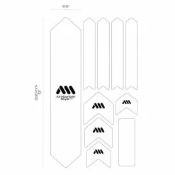 AMS - All Mountain Style Honeycomp Frame Guard XL - Trasparente 7 AMS - All Mountain Style Honeycomp Frame Guard XL - Trasparente -Vendite Bici da città elettriche 122358a718848e403