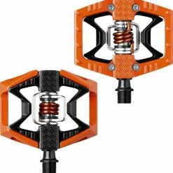 Crankbrothers Pedale Ibrido Double Shot - Arancione -Vendite Bici da città elettriche 13068