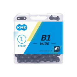 KMC B1 Catena Larga 1 Velocità, 112 Maglie - Nero