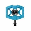 Crankbrothers Pedale Doppio Shot 1 Senza Clip - Blu