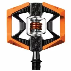 Crankbrothers Pedale Ibrido Double Shot - Arancione