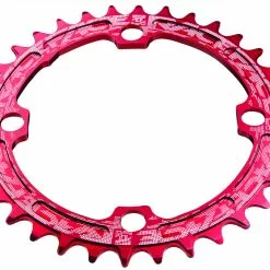 Race Face Ingranaggio Narrow-Wide- 4 Bolt - 104mm - Rosso