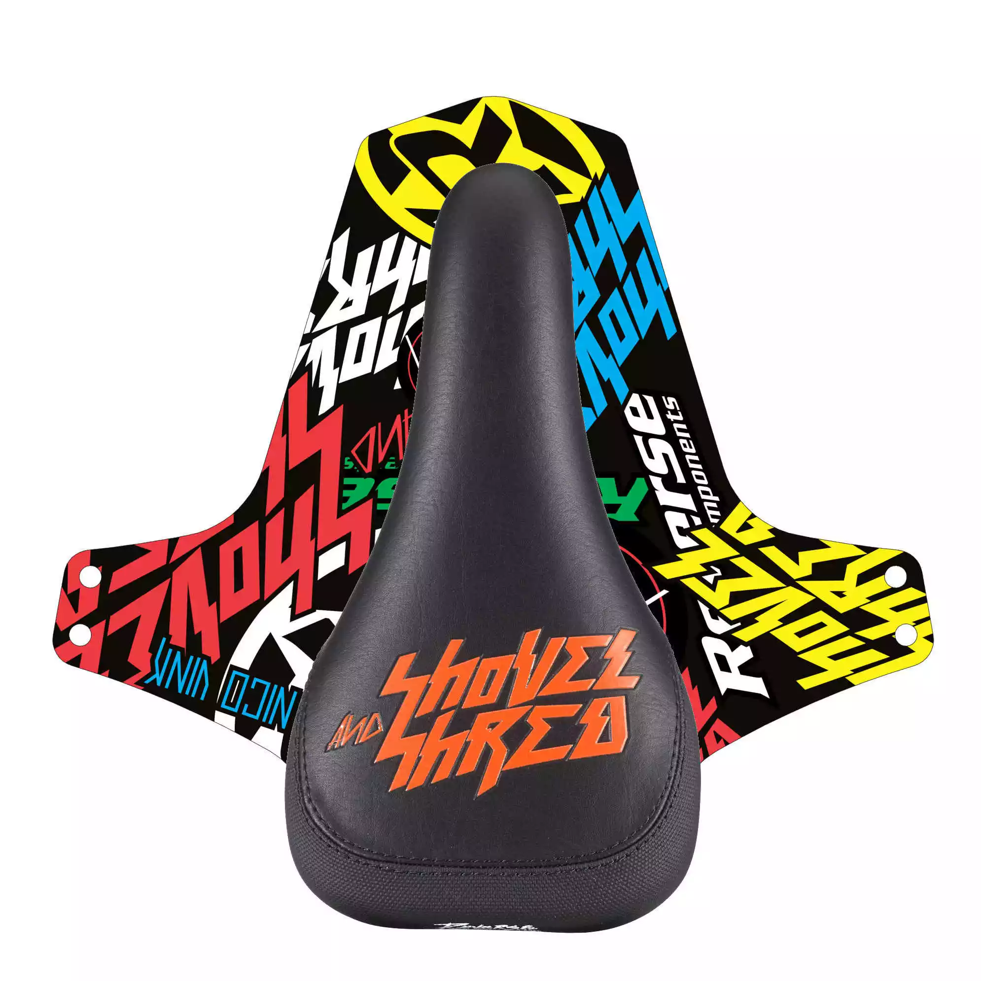 Reverse Sella Shovel & Shred - Nero/Arancione 3 Reverse Sella Shovel & Shred - Nero/Arancione