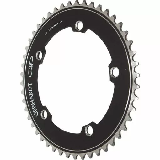 Gebhardt Ingranaggio Da Pista 1/8inch - Nero / Argento 135mm -Vendite Bici da città elettriche 741592d1f37de3bc