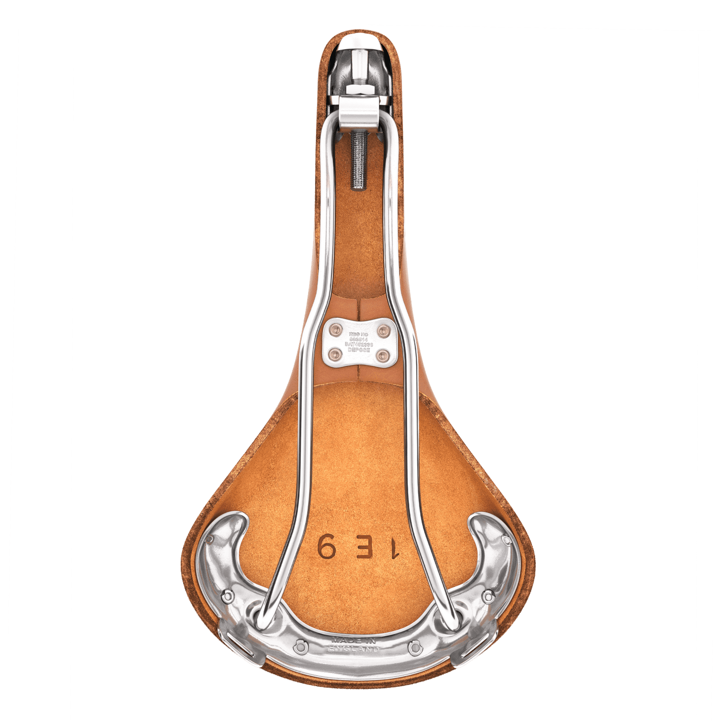 BROOKS Sella B15 Swallow Chrome - Nera 6 BROOKS Sella B15 Swallow Chrome - Nera - immagine 4