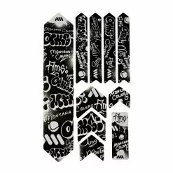 AMS - All Mountain Style Adesivo Di Protezione Del Telaio A Nido D'ape Extra - Montana/Nero