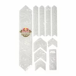 AMS - All Mountain Style Adesivo Di Protezione Del Telaio Extra - Red Bull Rampage Bianco