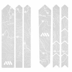 AMS - All Mountain Style Adesivo Di Protezione Del Telaio Road & Gravel - Sterrato Bianco