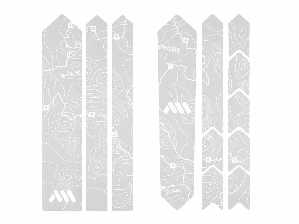 AMS - All Mountain Style Adesivo Di Protezione Del Telaio Road & Gravel - Sterrato Bianco 3 AMS - All Mountain Style Adesivo Di Protezione Del Telaio Road & Gravel - Sterrato Bianco