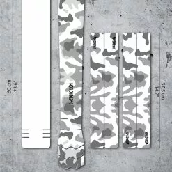 Dyedbro Kit Di Protezione Del Telaio Camo - Nero Lucido