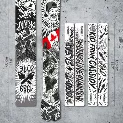 Dyedbro Kit Di Protezione Del Telaio - Motosega Nero / Rosso