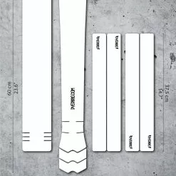 Dyedbro Kit Di Protezione Del Telaio - Clear Glitter