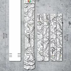 Dyedbro Kit Di Protezione Del Telaio - Enduro World Series Nero