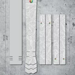 Dyedbro Kit Di Protezione Del Telaio - Enduro World Series Bianco