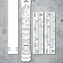 Dyedbro Kit Di Protezione Del Telaio - EWS Mountains - Nero Opaco