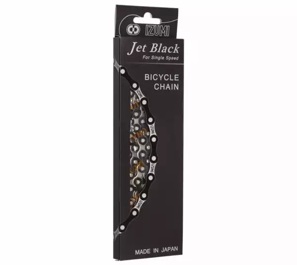 Izumi Catena Jet Black 1/2 X 1/8 Di Pollice - Argento 3 Izumi Catena Jet Black 1/2 X 1/8 Di Pollice - Argento