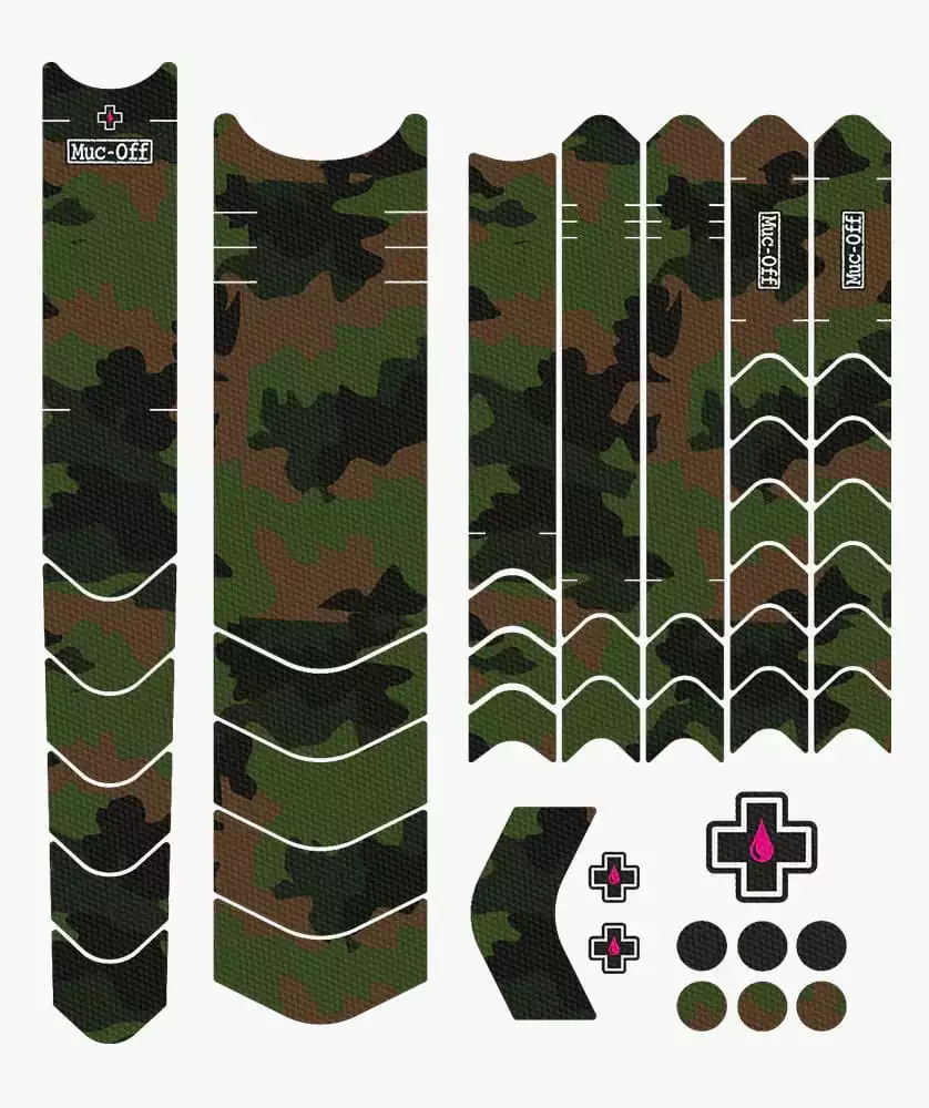 Muc-Off Kit Di Protezione Del Telaio E-MTB - Camo Nero/verde 4 Muc-Off Kit Di Protezione Del Telaio E-MTB - Camo Nero/verde - immagine 2