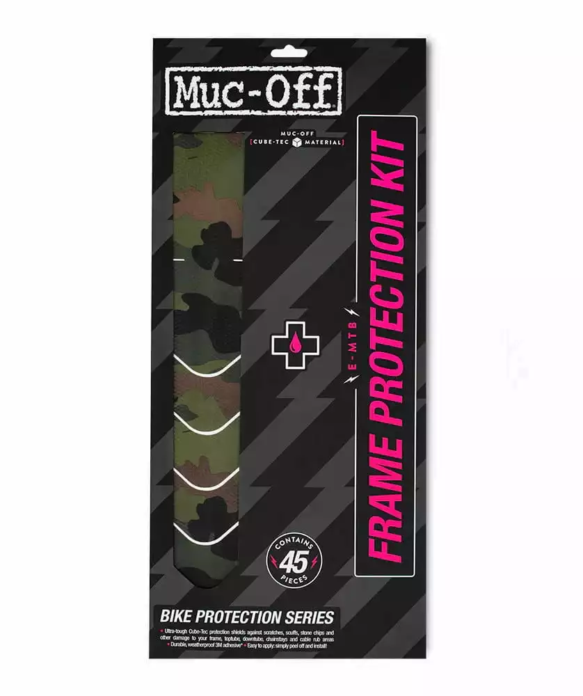 Muc-Off Kit Di Protezione Del Telaio E-MTB - Camo Nero/verde 3 Muc-Off Kit Di Protezione Del Telaio E-MTB - Camo Nero/verde