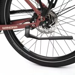 Winora Sinus N5 Ingresso Basso - Maroonred Matt -Vendite Bici da città elettriche Winora MY21 Detail Kickstand Sinus N5