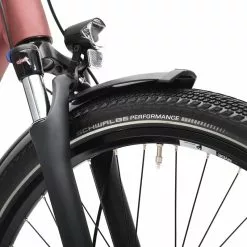 Winora Sinus N5 Ingresso Basso - Maroonred Matt -Vendite Bici da città elettriche Winora MY21 Detail Lights Sinus N5