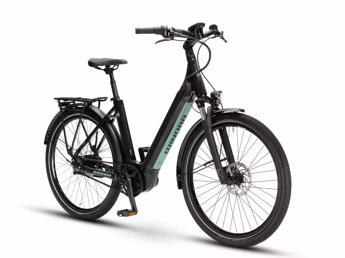 Winora Sinus R8f A Ingresso Basso - Nero Onice 4 Winora Sinus R8f A Ingresso Basso - Nero Onice - immagine 2