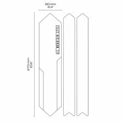 AMS - All Mountain Style Protezione Dei Foderi - Struttura A Nido D'ape Trasparente -Vendite Bici da città elettriche chain 12