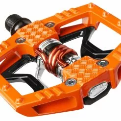 Crankbrothers Pedale Ibrido Double Shot - Arancione -Vendite Bici da città elettriche f6c5e0adbb7e1777f20f6f8fdef3e68bc0330124