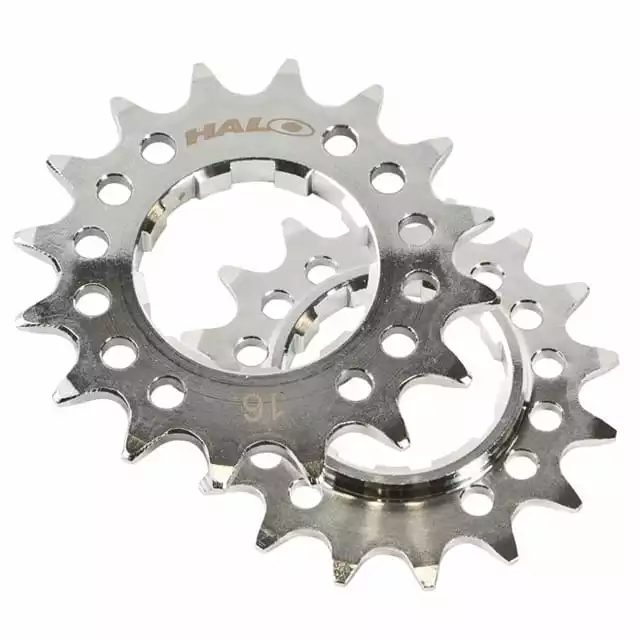 Halo Pignone Fat Foot Cogs - CNC Cro-Mo 7mm Di Spessore - Per Cassette Shimano 3 Halo Pignone Fat Foot Cogs - CNC Cro-Mo 7mm Di Spessore - Per Cassette Shimano