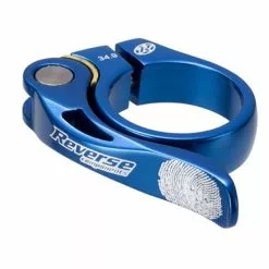 Reverse Morsetto Per Sella Long Life 34.9mm - Blu