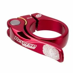 Reverse Morsetto Per Sella Long Life 34.9mm - Rosso