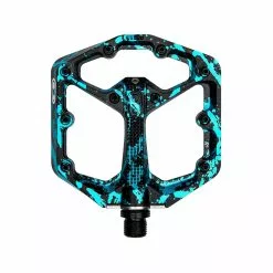 Crankbrothers Timbro 7 Pedale A Piattaforma Piccola - Edizione Limitata Splatter Nero/blu
