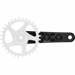 Race Face Guarnitura Turbine Cinch 136 - Nero -Vendite Bici da città elettriche raceface turbine crank black rotation 2 ck22tur136arm165blk1