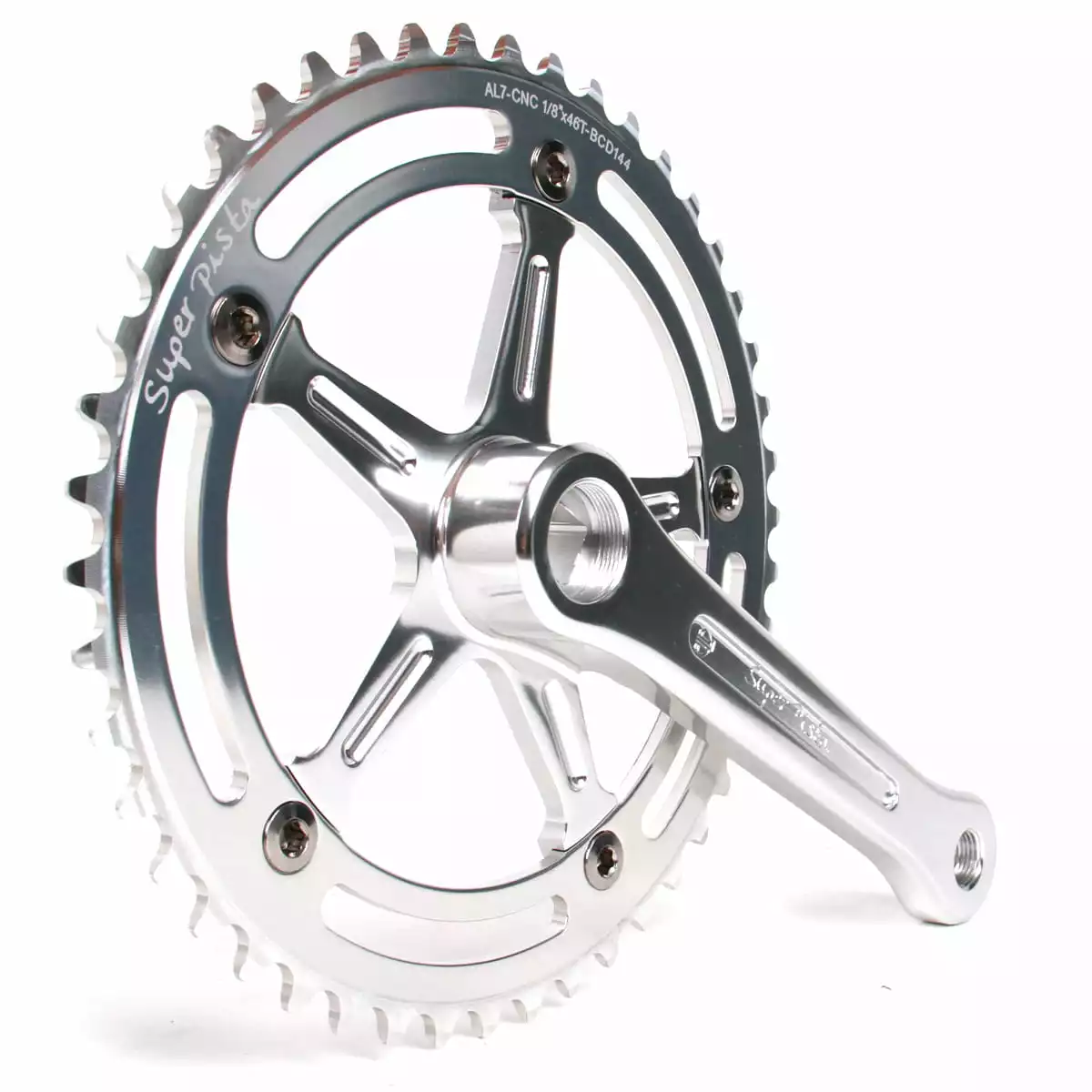 BLB Brick Lane Bikes Guarnitura Super Pista 165mm 6 BLB Brick Lane Bikes Guarnitura Super Pista 165mm - immagine 4